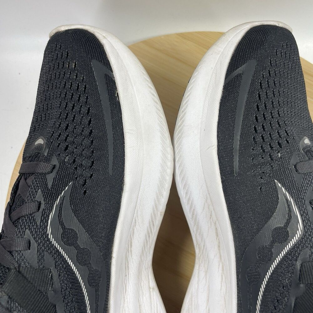 Saucony Ride 15 Women's Size 8.5 Running Shoes Comfort Black White S10729-05 - Picture 10 of 16